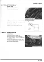 Предварительный просмотр 615 страницы Honda NSA700A DN-1 2009 Service Manual