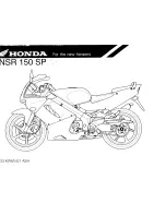 Honda NSR 150 SP Owner'S Manual предпросмотр