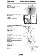 Предварительный просмотр 254 страницы Honda NSR150SP (TYPE 1) Manual