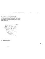 Предварительный просмотр 91 страницы Honda NSS250EX Owner'S Manual