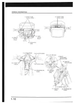 Предварительный просмотр 11 страницы Honda NX250 1989 Manuals