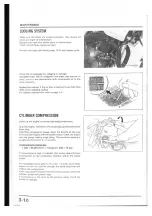 Предварительный просмотр 32 страницы Honda NX250 1989 Manuals