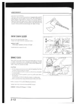 Предварительный просмотр 34 страницы Honda NX250 1989 Manuals