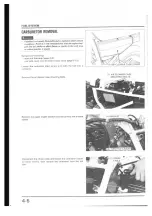 Предварительный просмотр 47 страницы Honda NX250 1989 Manuals