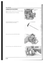 Предварительный просмотр 48 страницы Honda NX250 1989 Manuals