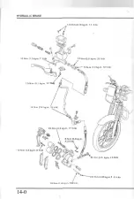 Предварительный просмотр 58 страницы Honda NX250 1989 Manuals