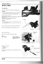 Предварительный просмотр 64 страницы Honda NX250 1989 Manuals