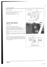 Предварительный просмотр 93 страницы Honda NX250 1989 Manuals