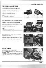 Предварительный просмотр 98 страницы Honda NX250 1989 Manuals