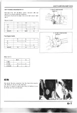 Предварительный просмотр 100 страницы Honda NX250 1989 Manuals