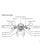 Предварительный просмотр 15 страницы Honda NX250 Owner'S Manual