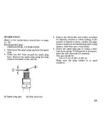 Предварительный просмотр 67 страницы Honda NX250 Owner'S Manual