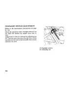 Предварительный просмотр 90 страницы Honda NX250 Owner'S Manual