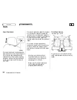 Предварительный просмотр 58 страницы Honda Odyssey 1995 Owner'S Manual