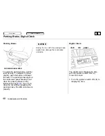 Предварительный просмотр 68 страницы Honda Odyssey 1995 Owner'S Manual