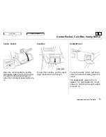 Предварительный просмотр 71 страницы Honda Odyssey 1995 Owner'S Manual