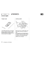 Предварительный просмотр 74 страницы Honda Odyssey 1995 Owner'S Manual