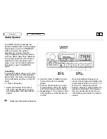 Предварительный просмотр 86 страницы Honda Odyssey 1995 Owner'S Manual