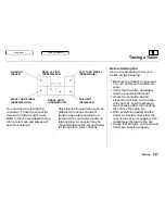 Предварительный просмотр 131 страницы Honda Odyssey 1995 Owner'S Manual