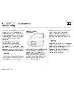 Предварительный просмотр 167 страницы Honda Odyssey 1995 Owner'S Manual