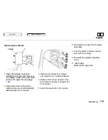 Предварительный просмотр 178 страницы Honda Odyssey 1995 Owner'S Manual