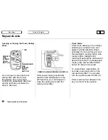 Preview for 87 page of Honda Odyssey 2001 Reference Owner'S Manual