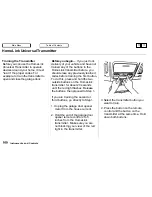 Preview for 101 page of Honda Odyssey 2001 Reference Owner'S Manual