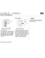 Preview for 123 page of Honda Odyssey 2001 Reference Owner'S Manual