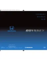 Honda Odyssey EX 2014 Technology Reference Manual preview