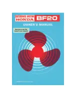 Honda Outboard Motor BF20 Owner'S Manual предпросмотр