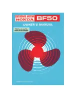 Preview for 1 page of Honda Outboard Motor BF50 Owner'S Manual