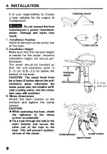 Preview for 10 page of Honda Outboard Motor BF50 Owner'S Manual