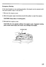 Preview for 19 page of Honda Outboard Motor BF50 Owner'S Manual