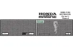 Honda Outboard motor BF8D/9.9D Owner'S Manual preview