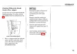 Preview for 73 page of Honda Outboard motor BF8D/9.9D Owner'S Manual