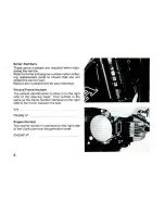 Предварительный просмотр 9 страницы Honda PA50 1983 Owner'S Manual