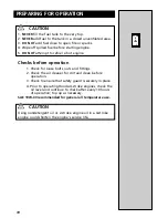 Preview for 10 page of Honda Paice Setter PS260S Operator'S Manual