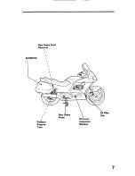 Предварительный просмотр 15 страницы Honda Pan European ST1100 Owner'S Manual