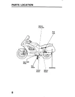 Предварительный просмотр 16 страницы Honda Pan European ST1100 Owner'S Manual