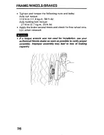 Предварительный просмотр 84 страницы Honda Pan European ST1100 Owner'S Manual