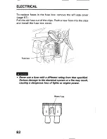 Предварительный просмотр 90 страницы Honda Pan European ST1100 Owner'S Manual