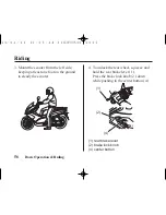 Предварительный просмотр 63 страницы Honda PCX125 2011 Owner'S Manual