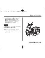 Предварительный просмотр 148 страницы Honda PCX125 2011 Owner'S Manual