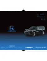 Предварительный просмотр 1 страницы Honda Pilot Touring 2012 Technology Reference Manual