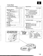 Предварительный просмотр 5 страницы Honda Prelude 1993 Service Manual