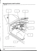 Предварительный просмотр 8 страницы Honda Prelude 1993 Service Manual