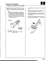 Предварительный просмотр 15 страницы Honda Prelude 1993 Service Manual