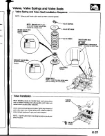 Предварительный просмотр 91 страницы Honda Prelude 1993 Service Manual