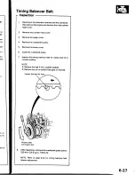 Предварительный просмотр 97 страницы Honda Prelude 1993 Service Manual