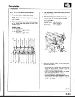 Предварительный просмотр 161 страницы Honda Prelude 1993 Service Manual